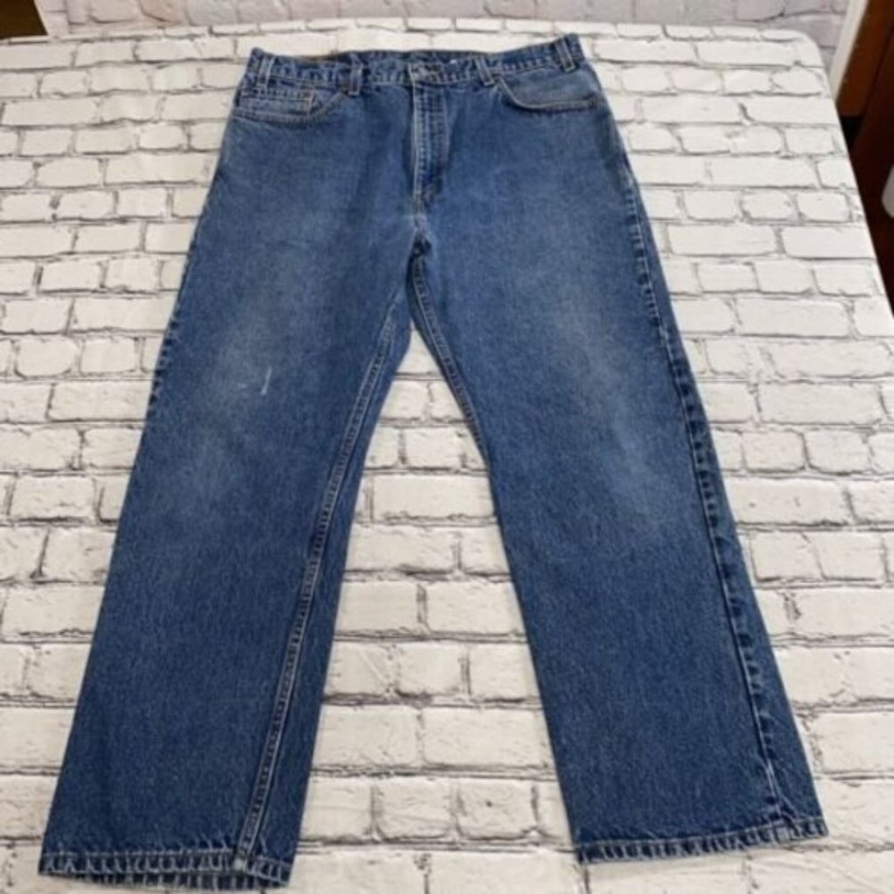 Levi 505 Vintage Jeans Regular Fit Straight Leg Made In USA Mens Size 38x28
